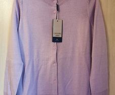 BNWT - GALLERY merino blend cardigan UK 8