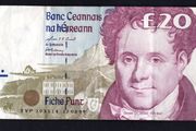 1999 Ireland IR20 Daniel O Connell Banknote Series C. Note issued 12/08/99. Serial number TYP393514