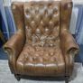 Classic Chesterfield Wingback Armchair Image 5