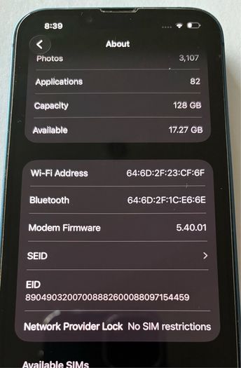 Unlocked iPhone 13