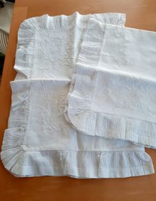 Antique pillow cases