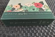 Holy Bible KJV large print Journal the Word deep teal floral cloth over board on3n3ss