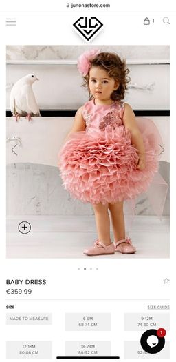 Junona dress size 3-4 brand new luxury
