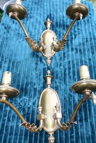 Vintage Pair Of  Wall Lamp brass