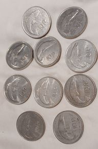 10 Irish 10pence coins