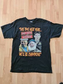 Mens black tshirt t-shirt short sleeve Size L Only fools and horses only fools and scousers vintage shirt