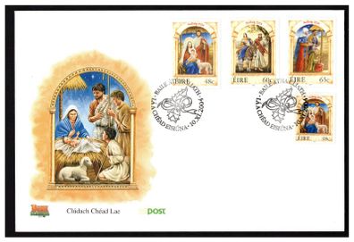 2004 Ireland Ireland's Christmas Stamps An Post First Day Cover (FDC)