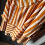 TOPSHOP striped yellow ochre maxi dress Size M/10 Image 6