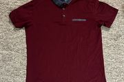 Maroon polo shirt