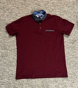 Maroon polo shirt