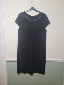 womens MASSIMO DUTTI black dress Size large