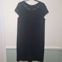 womens MASSIMO DUTTI black dress Size large