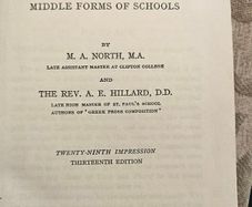 Latin Prose Composition For The Middle Forms Of Schools By M.a.north, And The Rev A.e. Hillard. 1960 Hardback In Good Condition.  See Photos For Same.