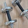 York Fitness 20kg Chrome Adjustable Dumbbell Set (Pair) Image 4