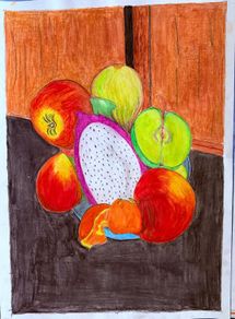 watercolor drawing A3 paper