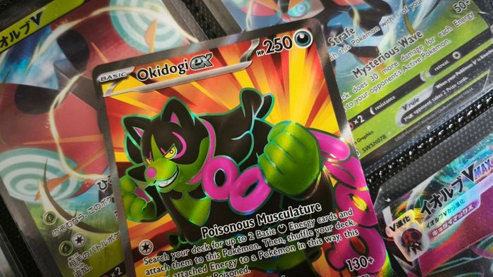 Okidogi EX ! Ultra Rare ! from Shrouded Fable Set ! 2024 ! Pokemon Card !