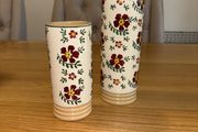 Nicholas Mosse Set of 2 Old Rose Bud Vases