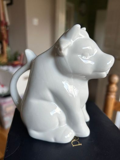 Cream & Milk Porcelain Cow Jug