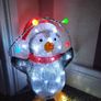 30cm Festive Acrylic Lit Penguin Indoor Outdoor Christmas Decoration Image 5