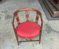 Antique Chair - Bucket Form