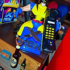 Retro telemania novelty X-Men wolverine Telephone..