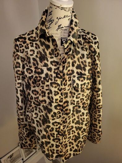 animal leopard blouse reduced