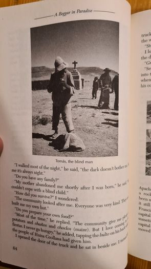 A Beggar In Paradice. Living With The In A Indians. By Chris Conroy. Hardback With Dustjacket In Very Good Condition.