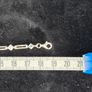 Eclipse Sterling Silver Link Bracelet Blue Clear CZ Boxed Image 5