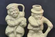 Vintage 1950s Hornsea Pottery Character Jugs Set - Tommy &amp; Sam - Perfect