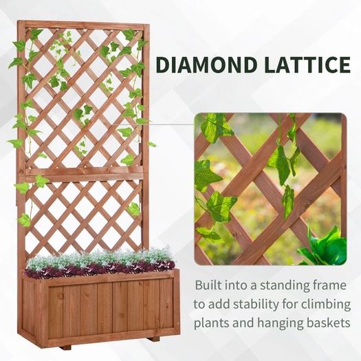 Decorative Wooden Gardening Planter Display (FREE SHIPPING)