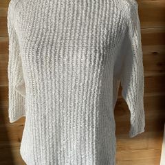 Women's knitted top jumper Zara white size 10