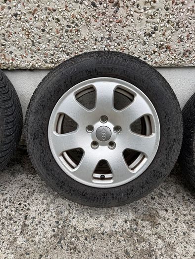 Audi/VW/Skoda/Seat 5x112 Alloy Wheels & Winter Tyres Set of 4 Audi A3 OEM Bridgestone Blizzak LM005