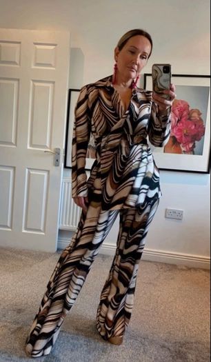 zara blazer and trousers