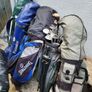 five golf bags and sixty nine clubs . ONE LOT ONLE. Image 10
