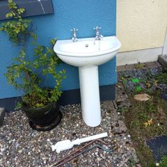 basin & pedistal