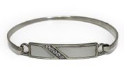 Sterling silver bracelet with cz stones
