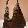 New Massimo Dutti brown leather bag Image 3