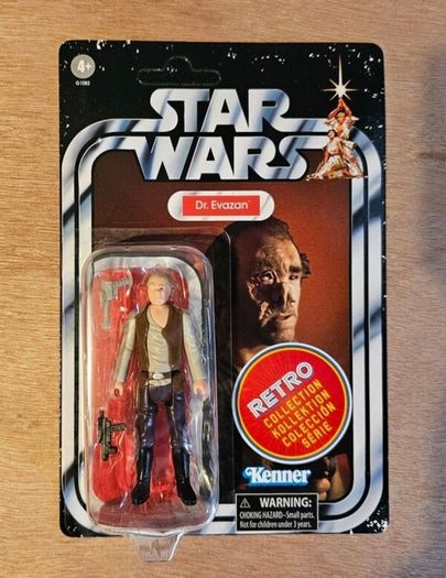 Star Wars Dr Evazan 3.75 " Scale (Unpunctured) From The New Retro Collection New & Unopened