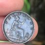 1861 Farthing Victoria Image 5