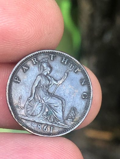 1861 Farthing Victoria