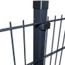 2D Garden Fence Panels & Posts 2008x1030 mm 16 m Grey Image 7