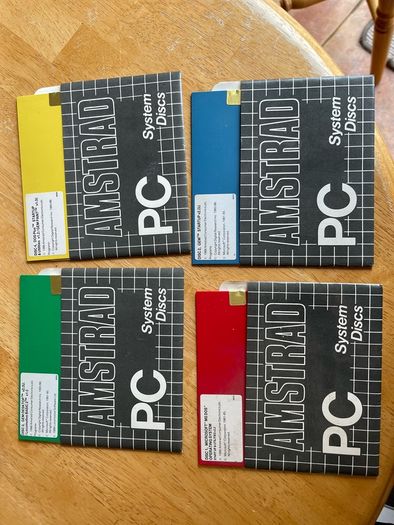Amstrad PC 1512 with printer in original packaging