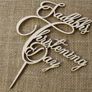 Personalised Custom Christening Day Cake Topper YOUR NAME Baptism decor Image 2