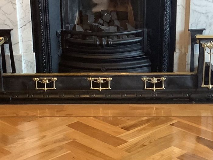 Art Nouveau Fire Fender