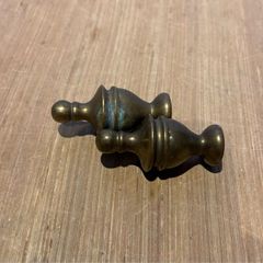 Antique Pair of Brass Urn / Clock Finials