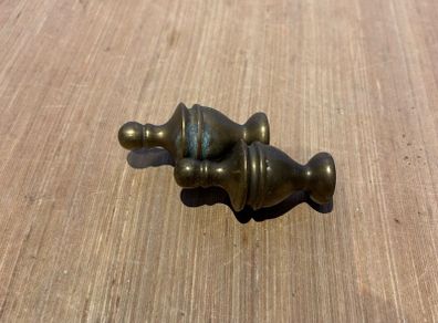 Antique Pair of Brass Urn / Clock Finials