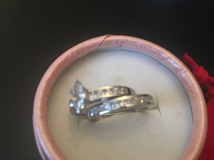 Sterling Silver 2 Rings Set