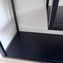 Black Metal Open Cabinet Image 4