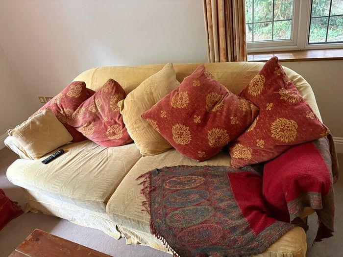Sofa Set and Foot Rest