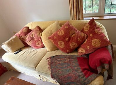 Sofa Set and Foot Rest
